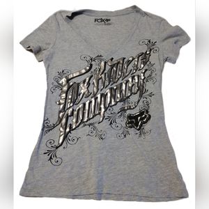 FOX RIDERS COMPANY SHORT SLEEVE SHIRT WOMEN'S SIZE L